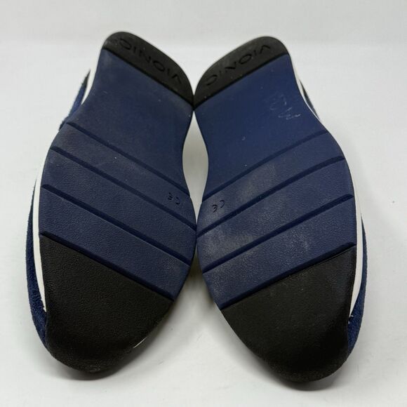 Vionic Cadee Loafers Womens 10 W Wide Blue Suede Mary Jane Slip On Shoes - Picture 15 of 16